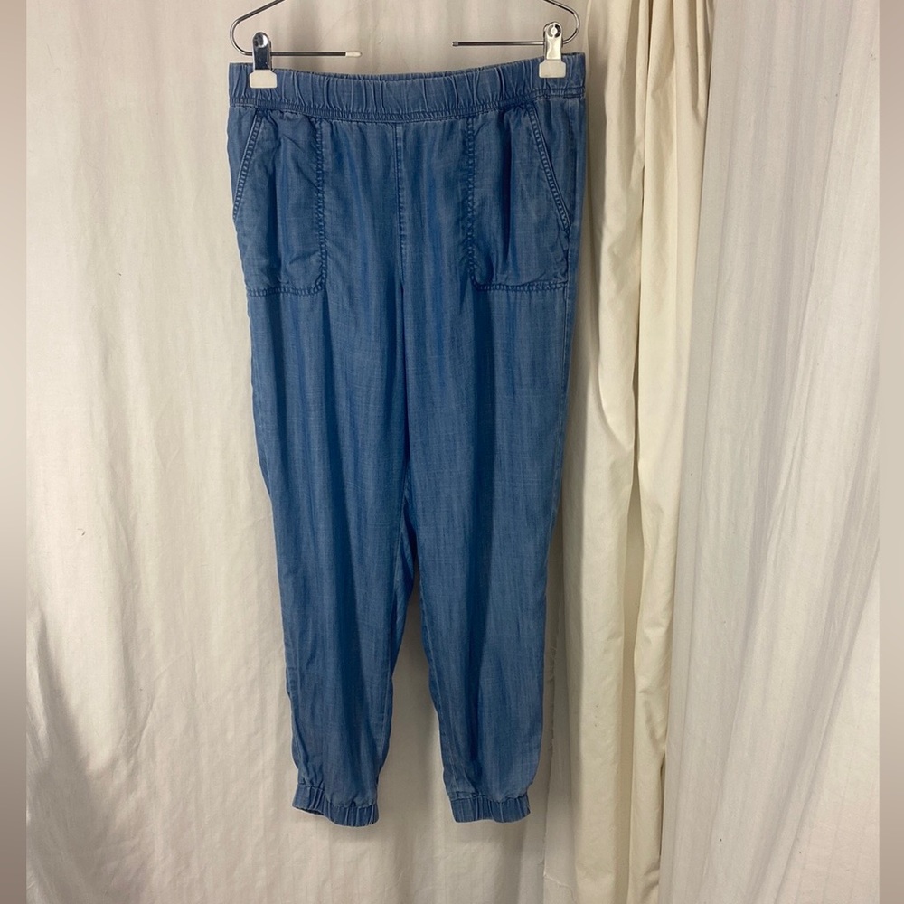Talbots M Tencel Chambray Joggers Jeans